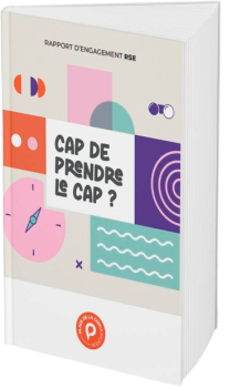 Couverture du rapport RSE de Place de la Communication